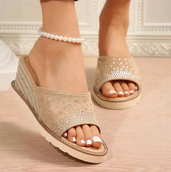 Women Outdoor Wedge Heel Waterproof Platform Sandals - Picture 2 of 7